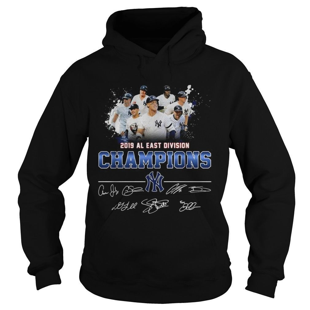 2019 Al East Division Champions New York Yankees Signature Shirt