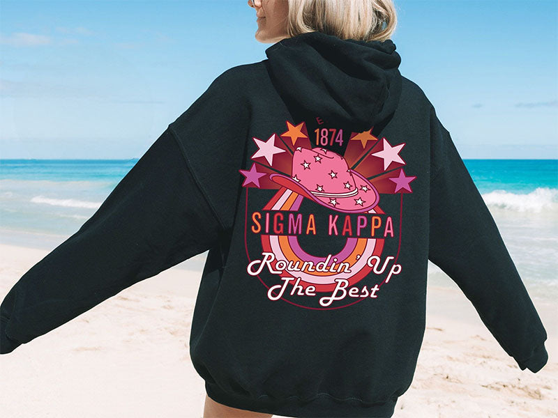 Sigma Kappa Roundin’ Up The Best Sorority Hoodie