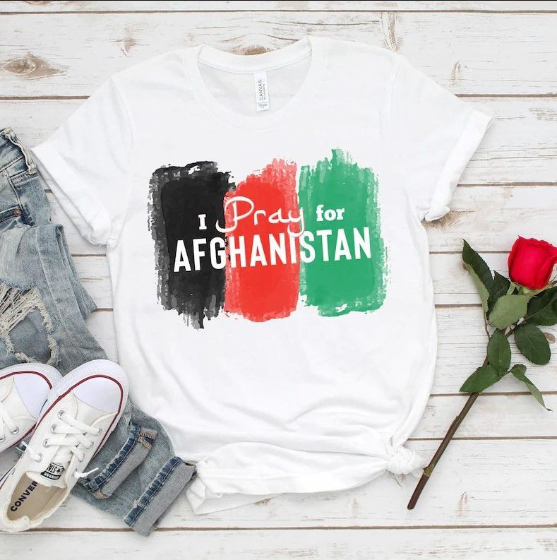 Afghan Flag Shirt, Afghanistan Peace Shirt, Afghan People Shirt, I Stand With Afghan People Shirt, Afghani Shirt