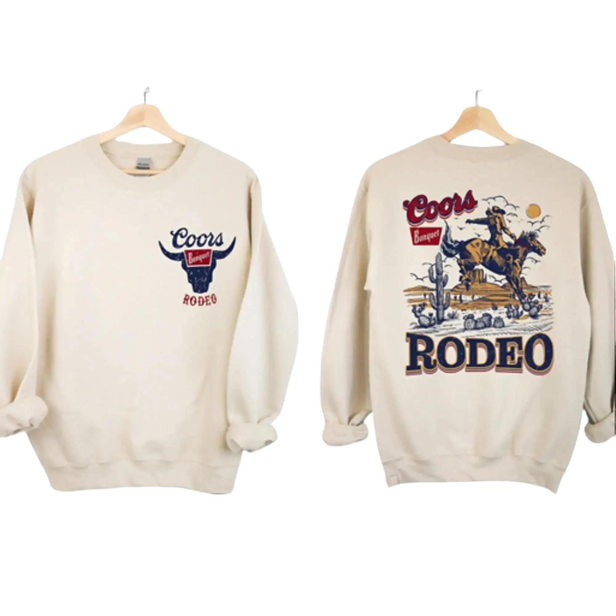 Coors Rodeo Vintage Png Download, Coors Rodeo Design, Coors Cowboy Png, Coors Banquet Rodeo Punchy Western Hoodie Menswear