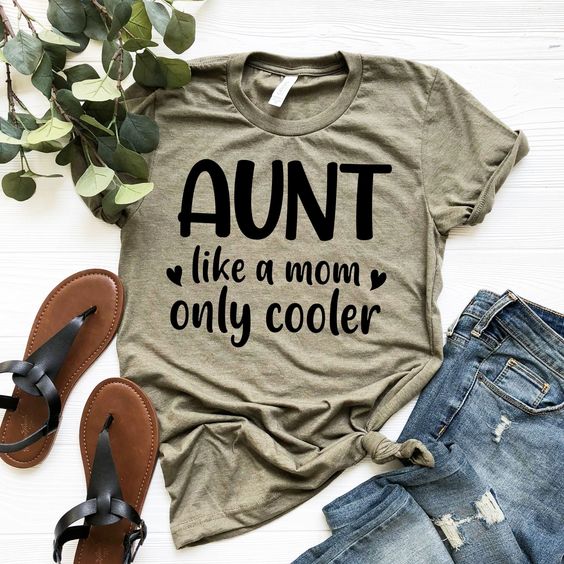 Cool Aunt Shirt, Funny Auntie Shirt, Valentines Day Gift For Aunt Gift Custom Auntie Shirt