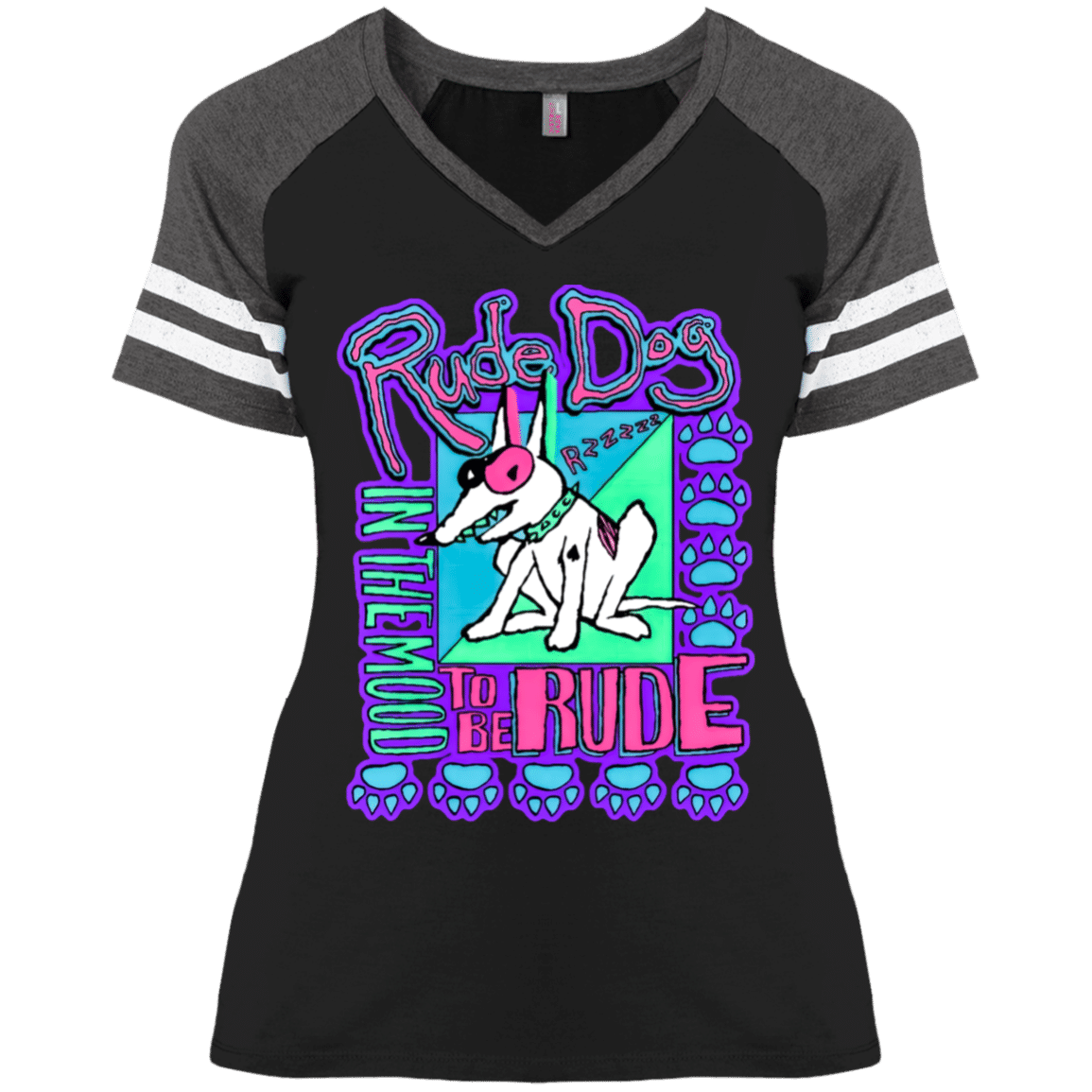 Rude Dog – Rude Dog Dark Ladies’ V-Neck