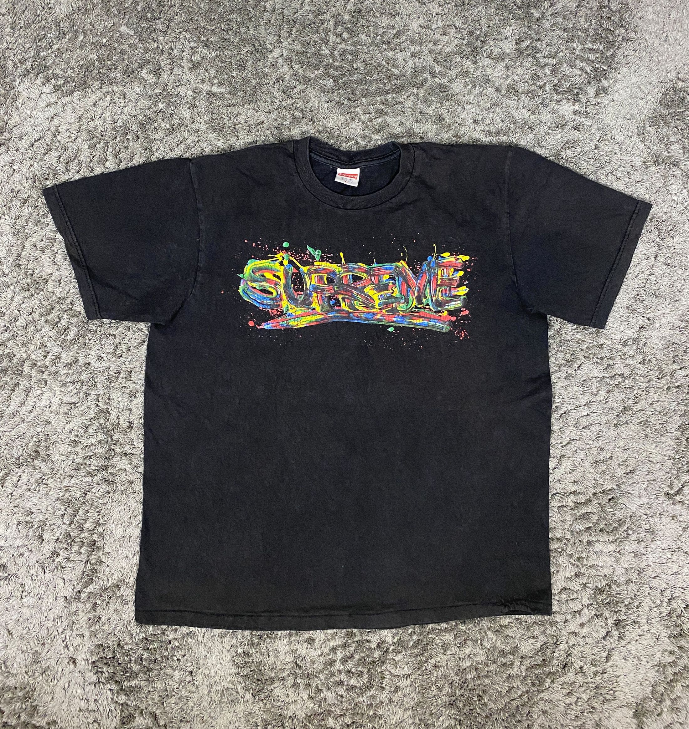 Supreme SS20 Paint Logo Tee Streetwear Skate Hype Box Logo, Shirt Outfit, Gifts For Men, Gifts For Women