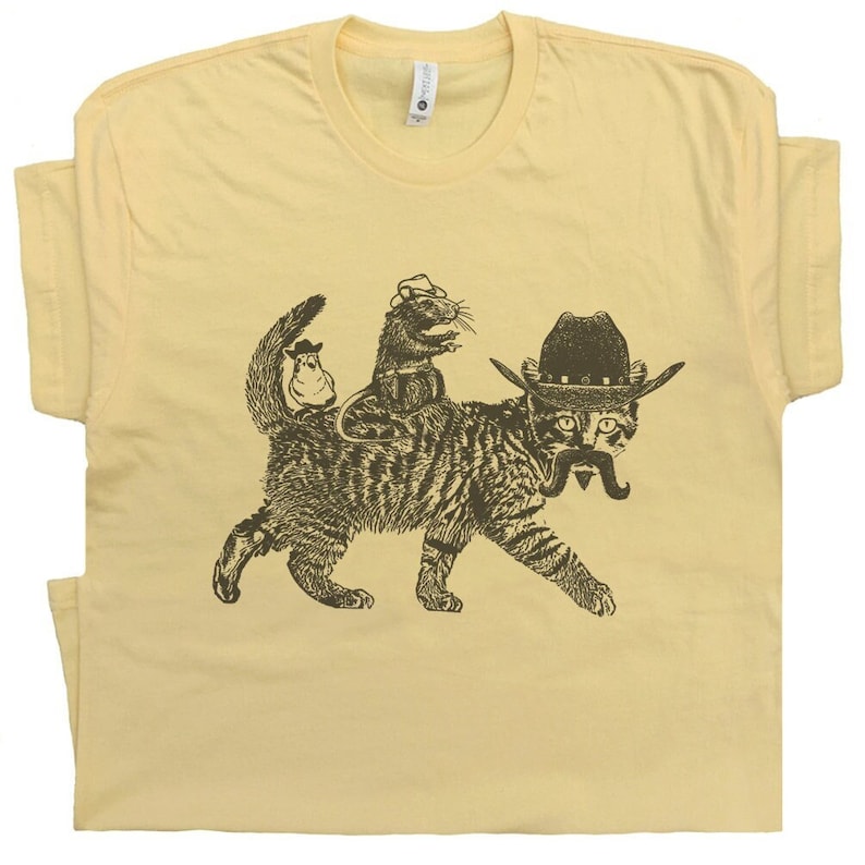 Cowboy Cat T Shirt Meowdy Shirt Funny Cat T-Shirt Outfit, Shirt Outfit Idea