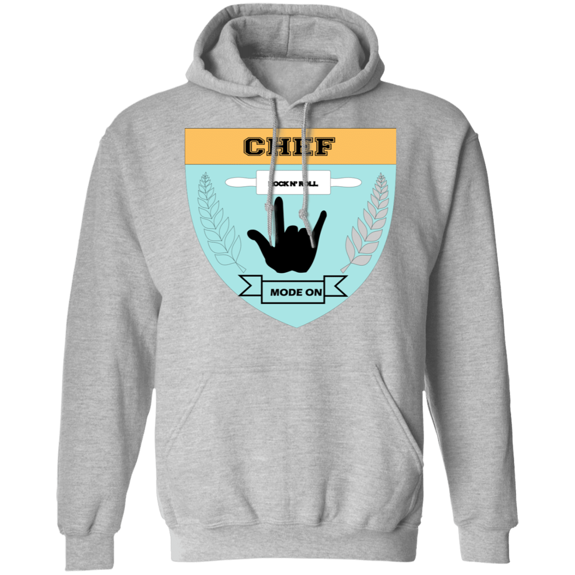 Rock N Roll Chef Pullover Hoodie