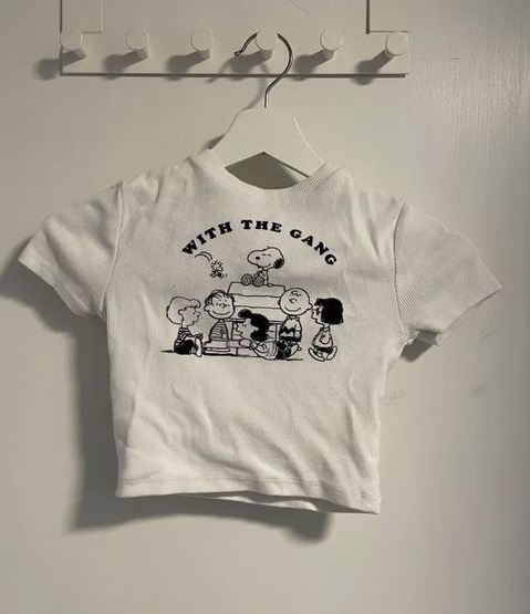 Snoopy Peanuts With The Gang Baby Tee Shirt Outfit, Shirt Outfit Idea