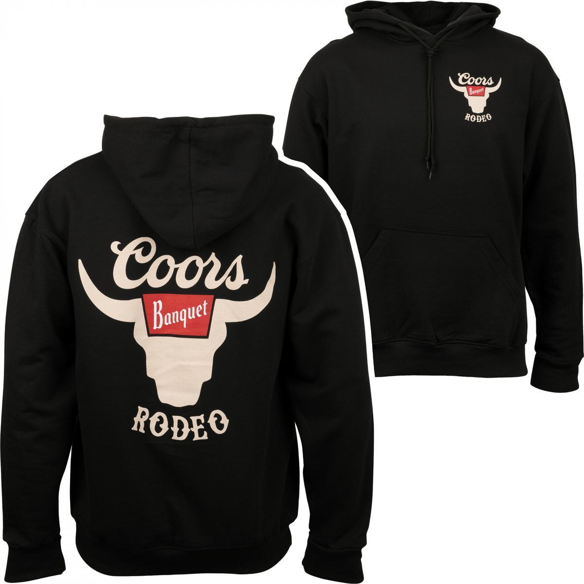 Coors Banquet Rodeo Horns Logo Hoodie – Find Your Perfect Fit – Streetwear Essentials – His And Hers Fashion