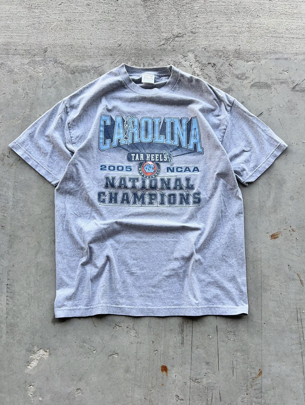 Vintage NCAA Carolina Tar Heels 2005 National Champs Tee, Shirt Outfit, Gift For Men, For Women