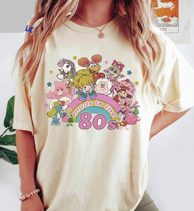 Cartoon Friends Nostalgia Shirt 80S Characters Rainbow Shirt Outfit, Shirt Outfit Idea