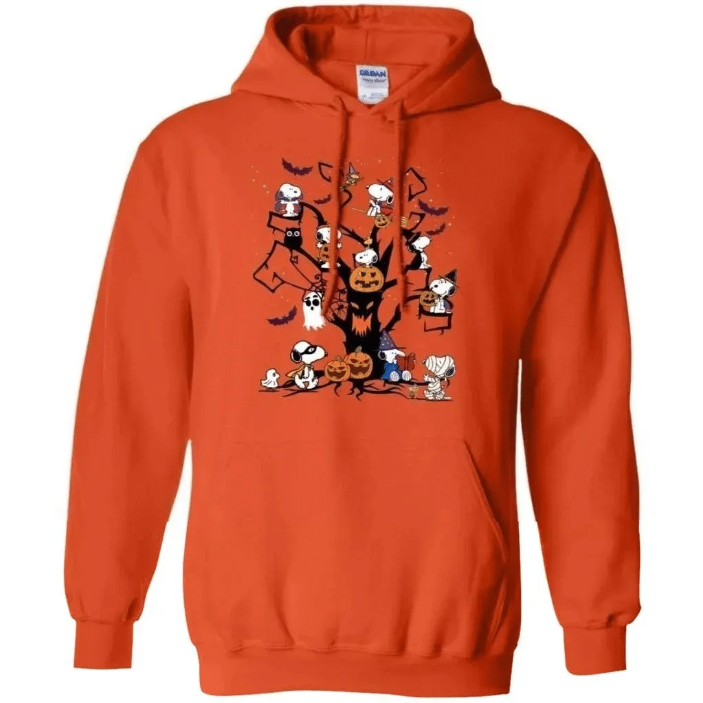 Snoopy Halloween Tree Hoodie Funny Halloween Costume Va08