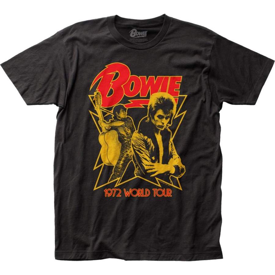 David Bowie 1972 World Tour T-Shirt