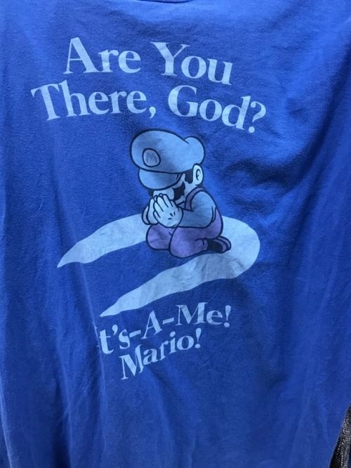 Are You There God? Nintendo Super Mario Outfit Tee | Retro Gamer T-Shirt, Shirt Outfit Idea