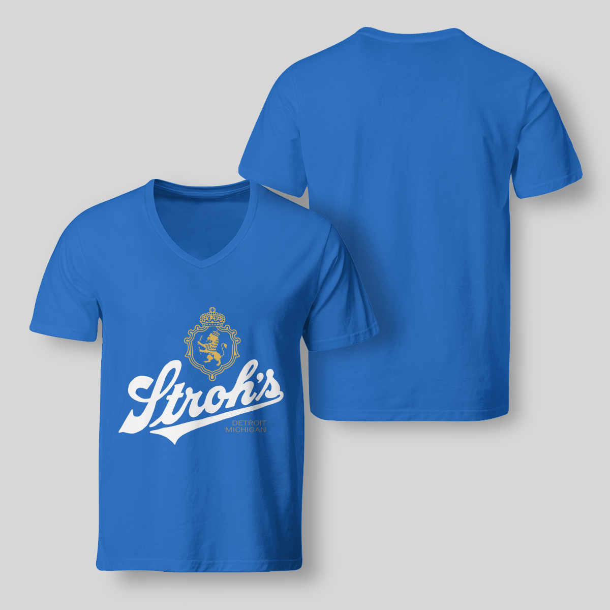 Stroh’S Detroit V-Neck T-Shirt