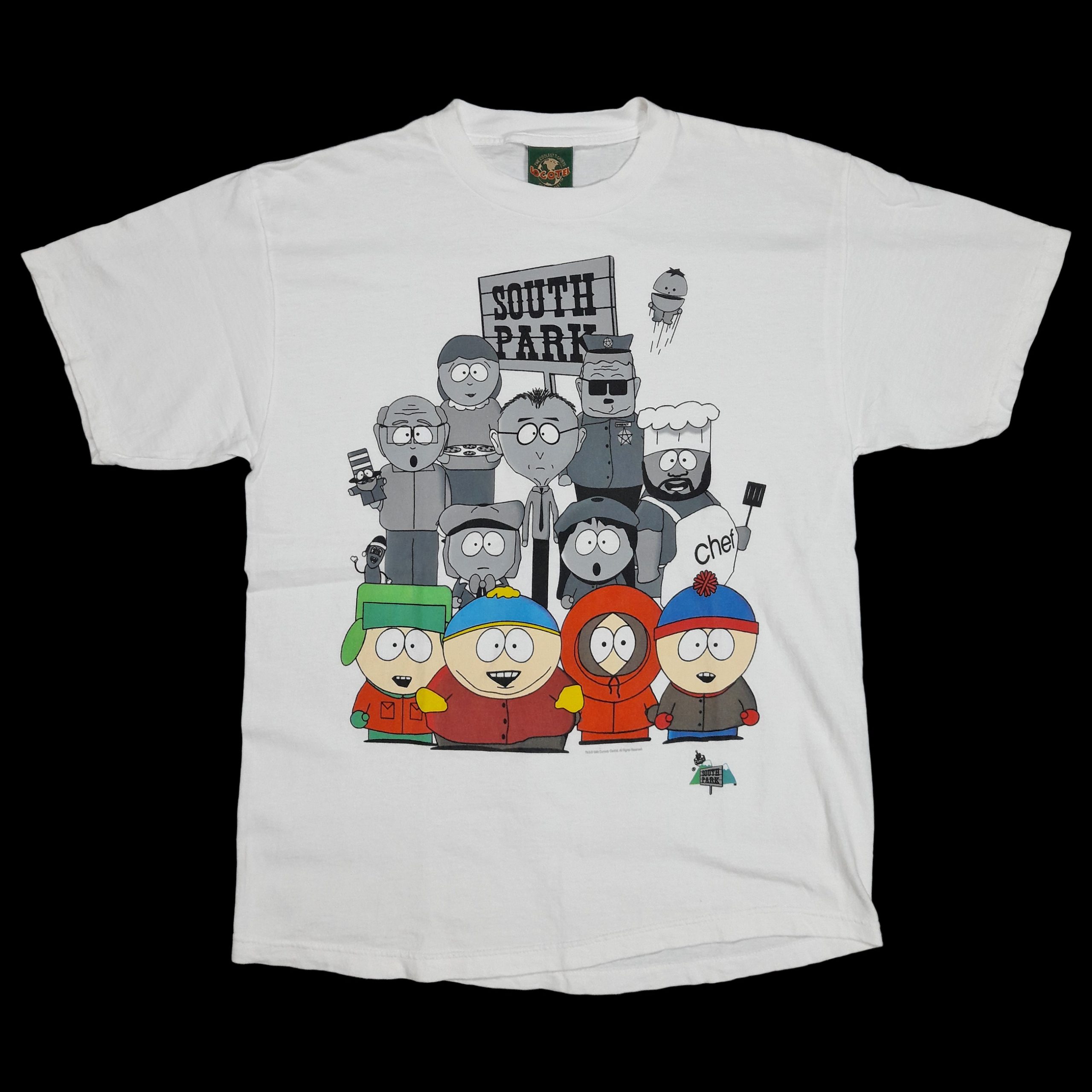 Vintage 90s South Park Full Characters Animated Series TV Show Cartoon Shirt Outfit, Shirt Outfit Idea