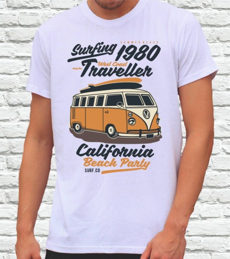 17 50 Env O Inclu Do Modelo California Surfing Las Camisetas Juan Gogh Son Pe Shirt