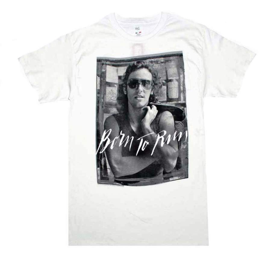 Bruce Springsteen B&W Born To Run T-Shirt