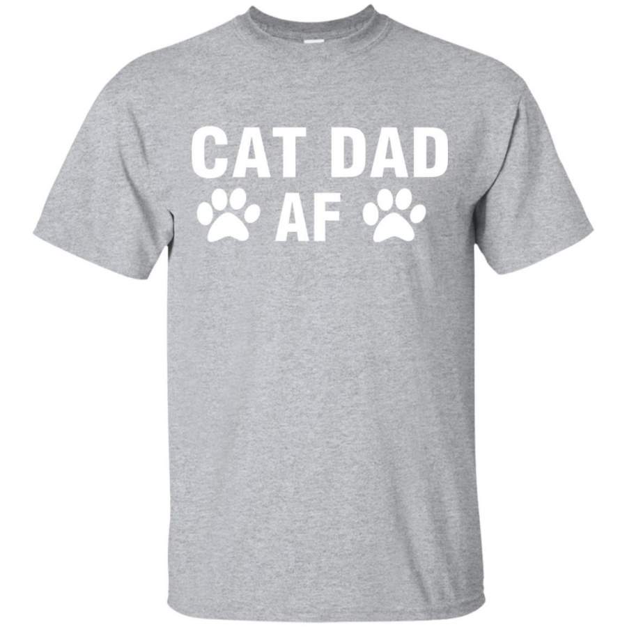 Cat Dad Af T- Shirt