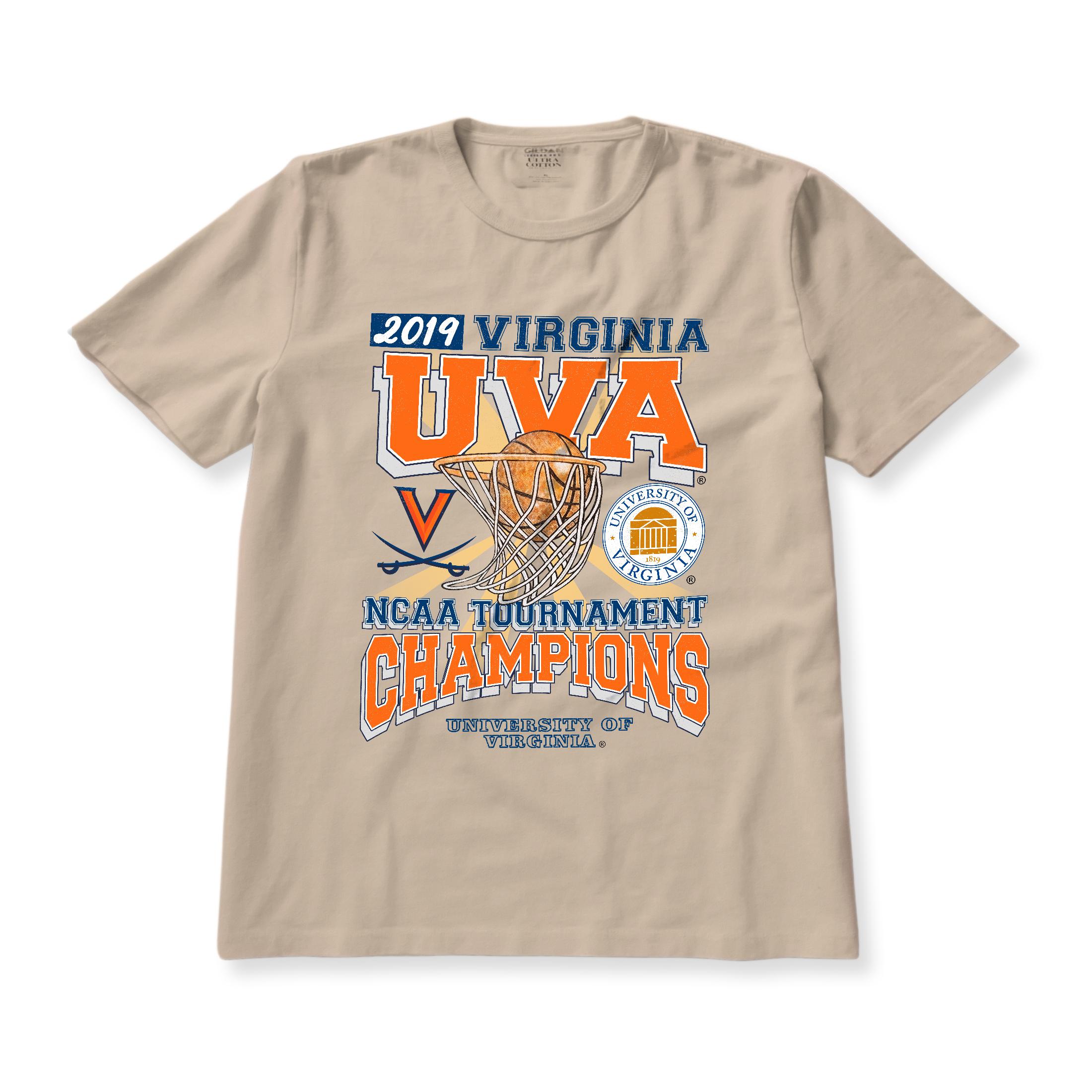 University of Virginia UVA Tournament Champs NCAA Vintage Sports Tees for Men – Classic Cotton T-Shirt, Shirt Outfit Idea