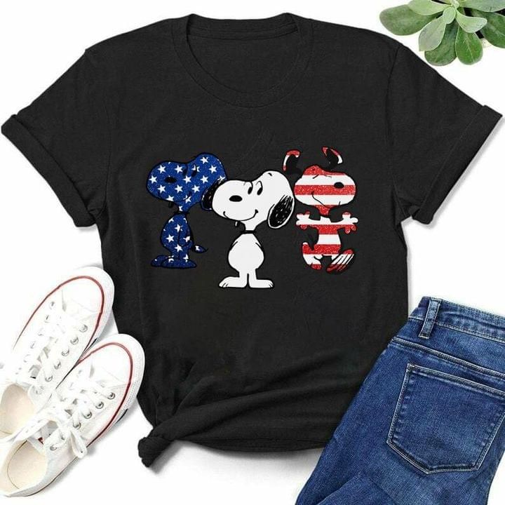 Snoopy us flag for fans Tshirt, Shirt Outfit Idea