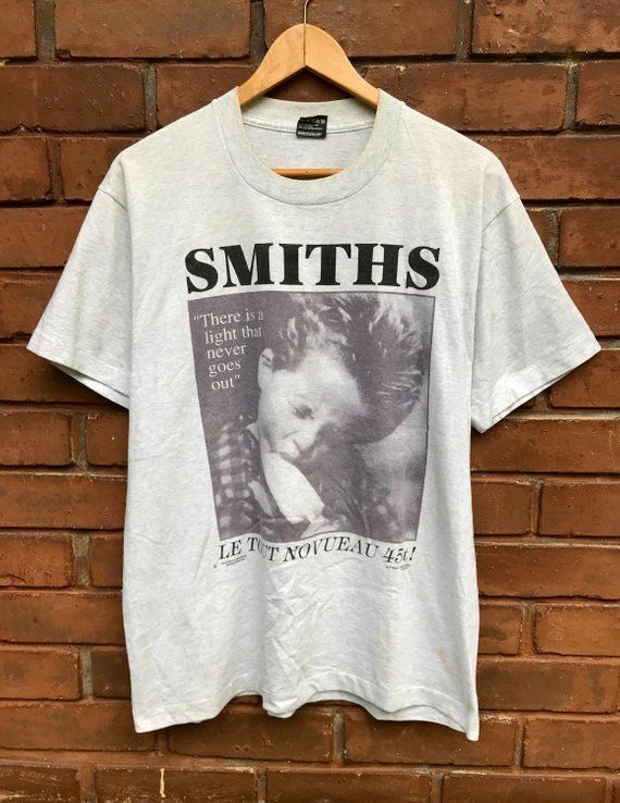 Vintage 90s The Smiths there Is A Light That Never Goes Out Single Promo shirt Pos shirt, Shirt Outfit Idea