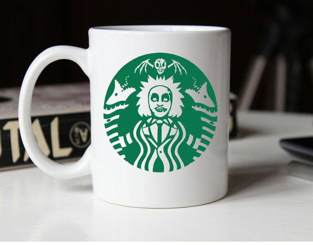 Beetlejuice Starbuck Inspired Halloween Coffee Mug