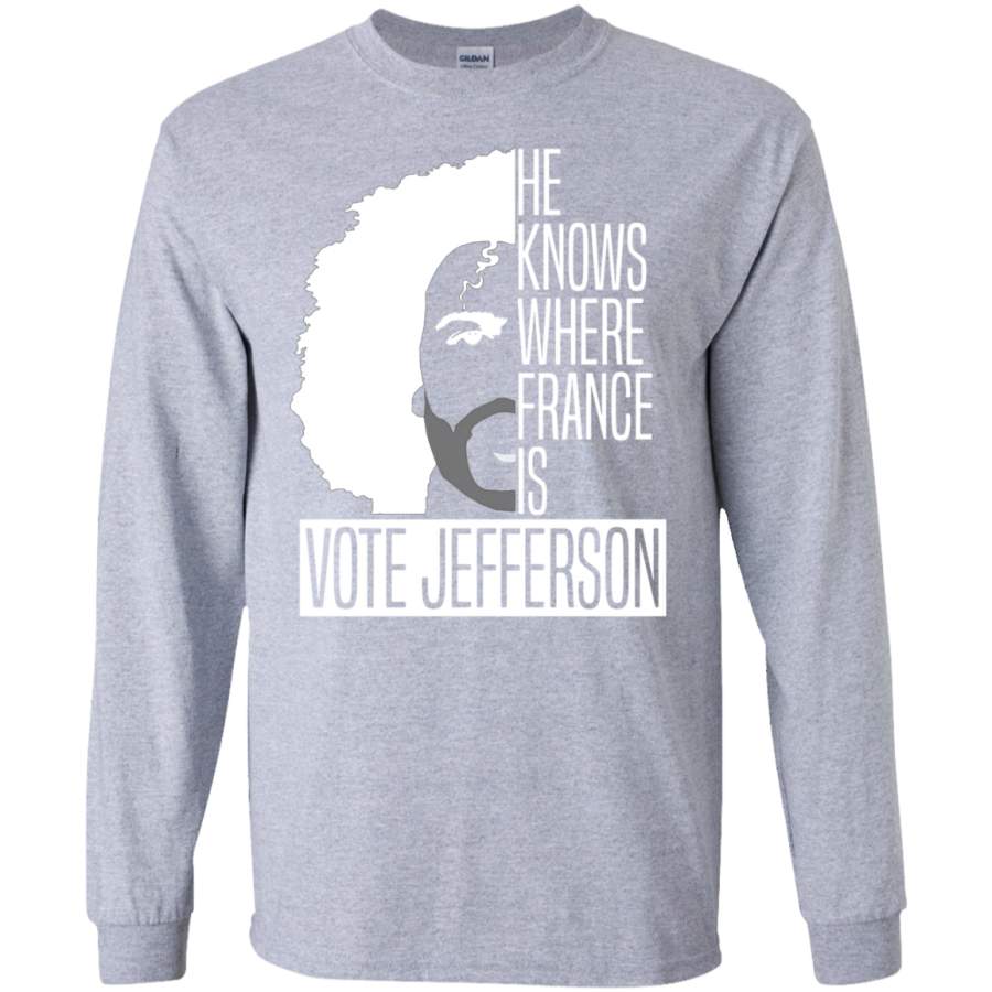 Vote For Jefferson SWEATSHIRT White