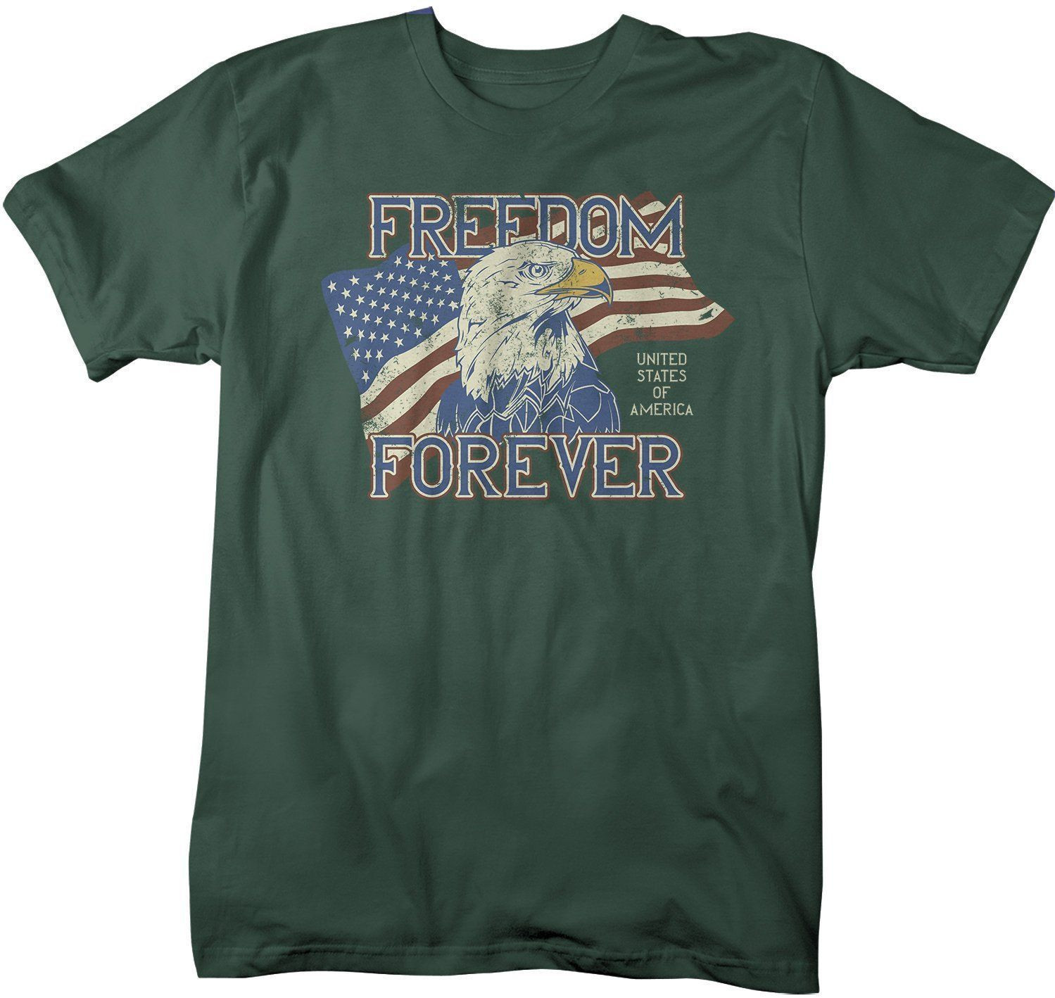 Vintage America Shirt Freedom Forever Vintage Patriotic Shirt 4Th July Shirt