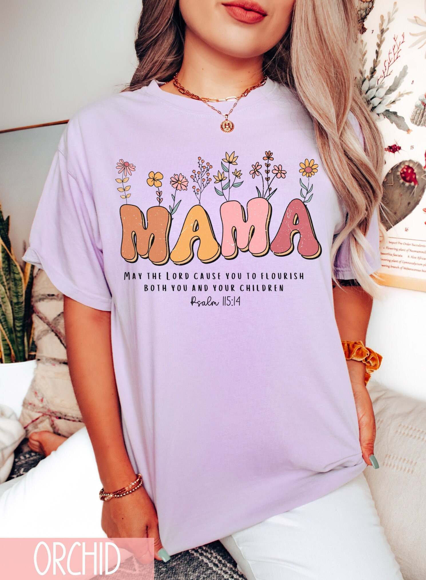 Christian Mama Shirt For Women, Comfort Colors Bible Verse Shirt, Trendy Christian Apparel, Cute Church Tee, Christian Gift For Mom