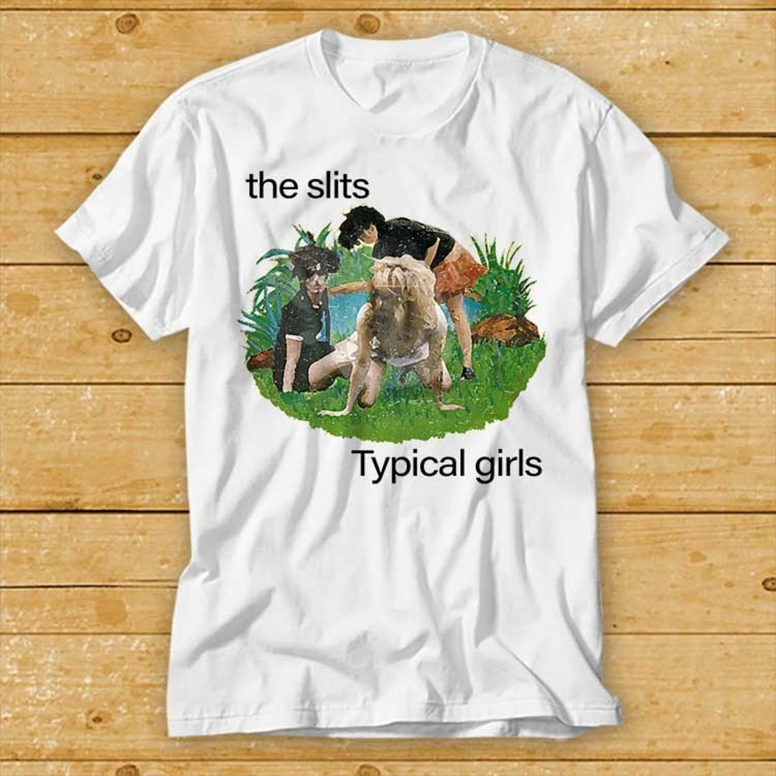 The Slits Typical Girls T Shirt 70S Punk Rock Music Band Unisex Retro Fashion Top Tee 2123