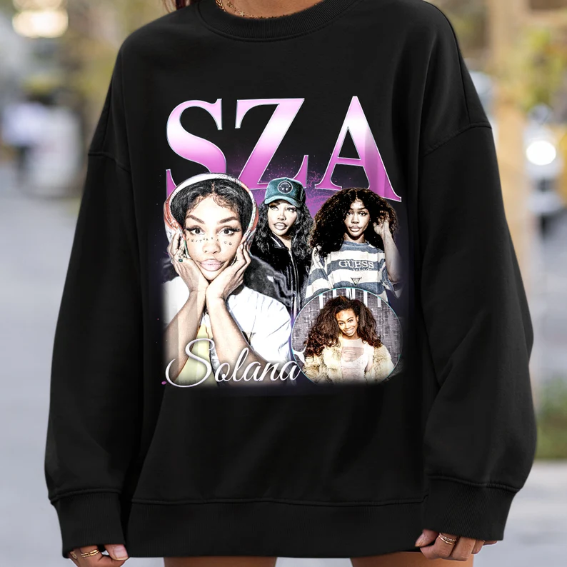 Sza Printed Graphic Sweatshirt