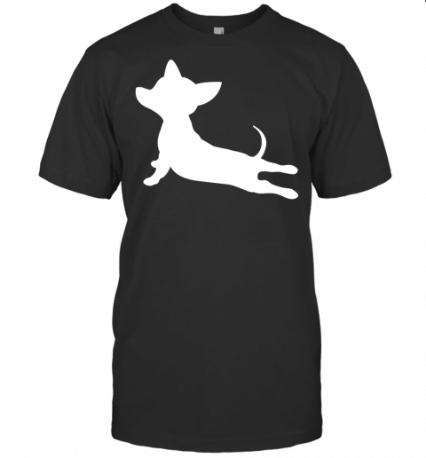 Chiweenie Yoga Fitness Gift, Chihuahua Dachshund Exercise T Shirt