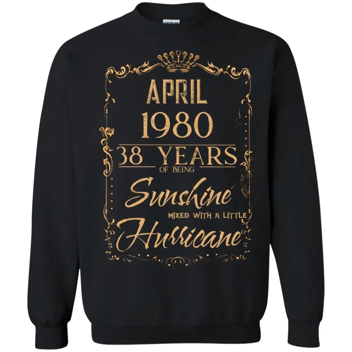 April 1980 38 Years Of Being Sunshine Mixed With A Little Hurricane Shirts