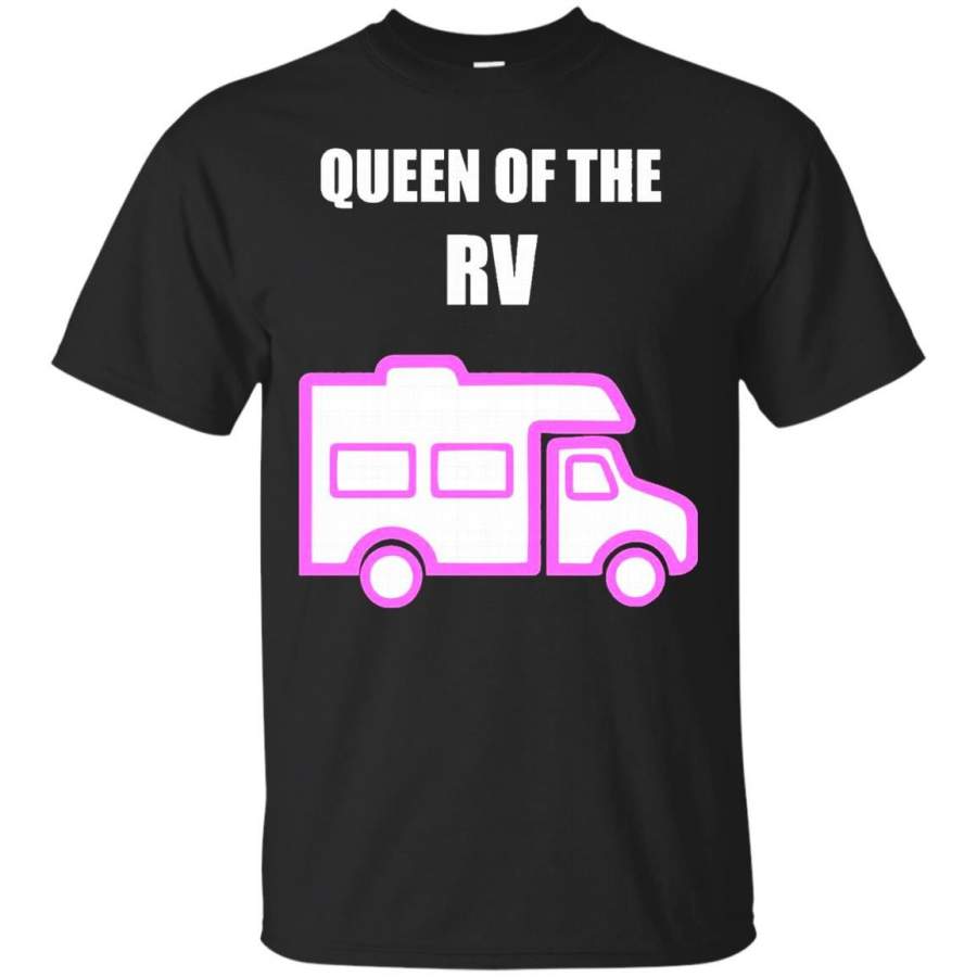 Women’s Funny Queen Of The RV T-shirt Gift for Camping