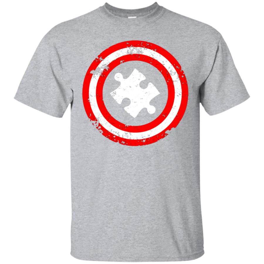 Autism Awareness T-shirt Captain Autism T-shirt