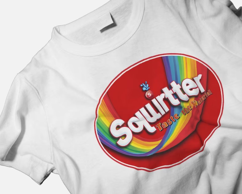 Squirtter Skittles Humorous Candy Shirt Outfit, Shirt Outfit Idea