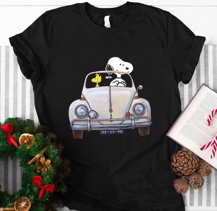 Snoopy Peanuts Bug Car Christmas Gift Family For Fan Tshirt, Shirt Outfit Idea