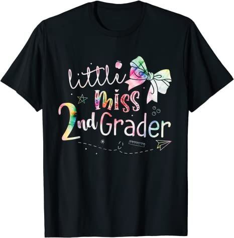 Back To School 2021 – Little Miss 2Nd Grader First Day Of Second Grade Back To School Shirt For Kids