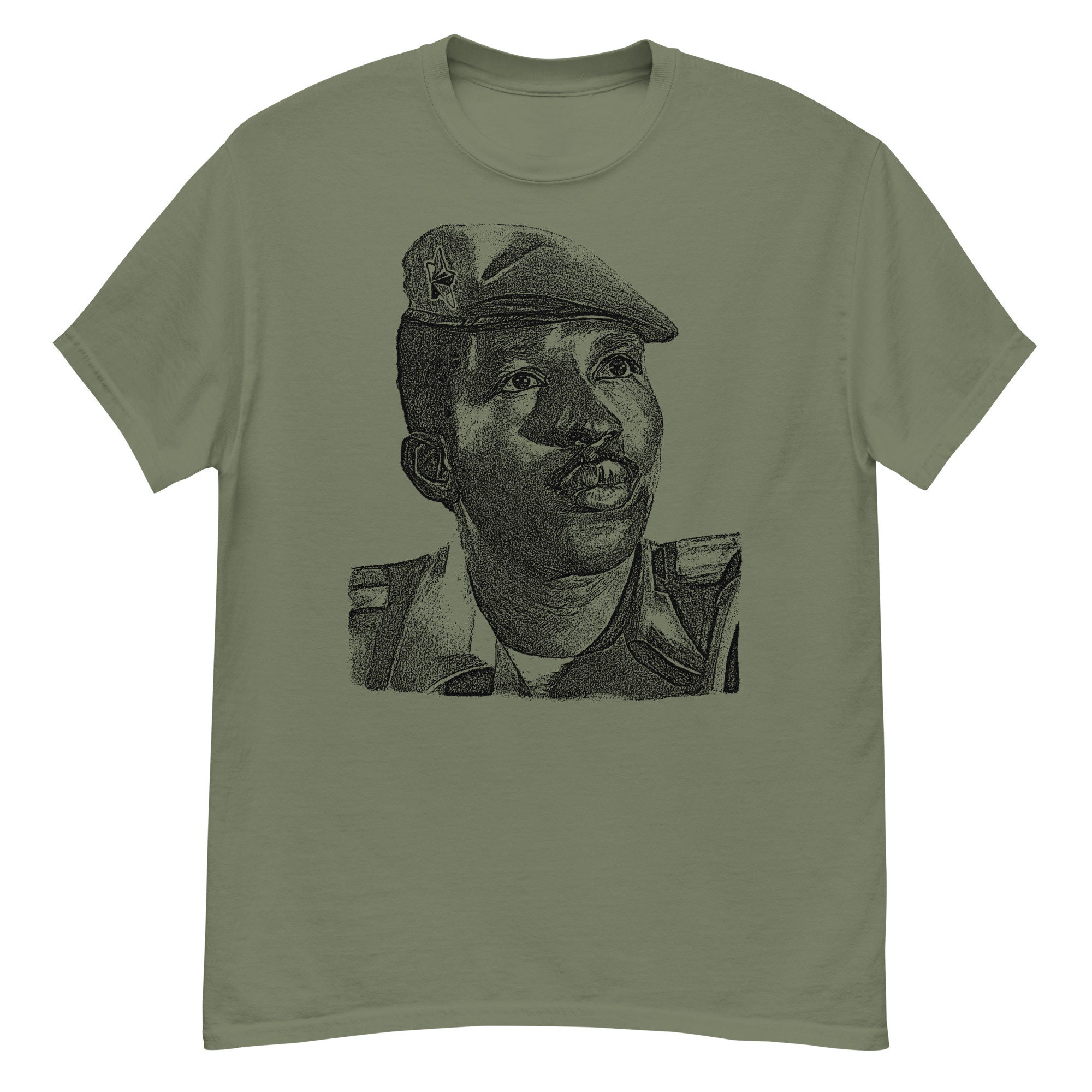 Thomas Sankara Silhouette – Socialist, Anti-Imperialist, Pan-African T-Shirt