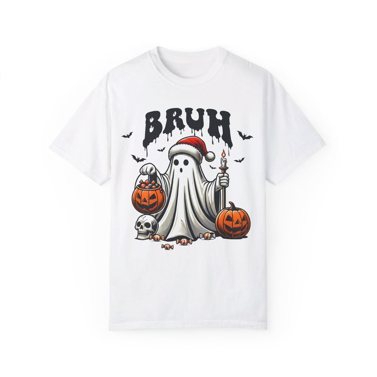 Comfort Colors® Halloween Christmas Kids Ghost Bruh, Halloween Shirt, Ghost Shirt, Retro Halloween, Halloween Costume Unisex T-shirt – Etsy in 2024 | T-shirt, Shirts, Kleidung, Halloween Costume Ideas