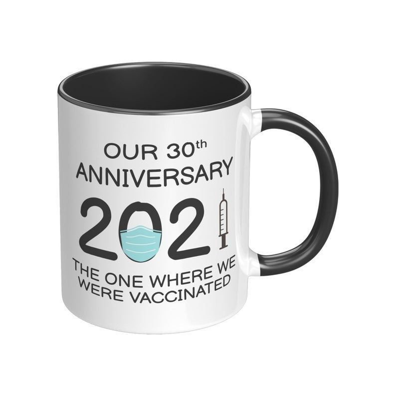 30Th Wedding Anniversary Mug Gift For Couple, Husband & Wife, Him & Her, Gift For 30 Year Anniversary