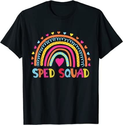 Back To School 2021 – Sped Squad Special Ed Rainbow Youth Adult T-Shirt