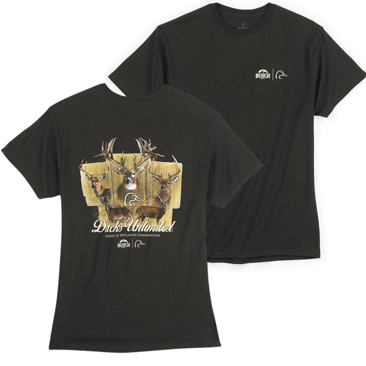 Busch Light Ducks Unlimited Buck T-shirt, Busch Light T shirt Full Color For Men And Women