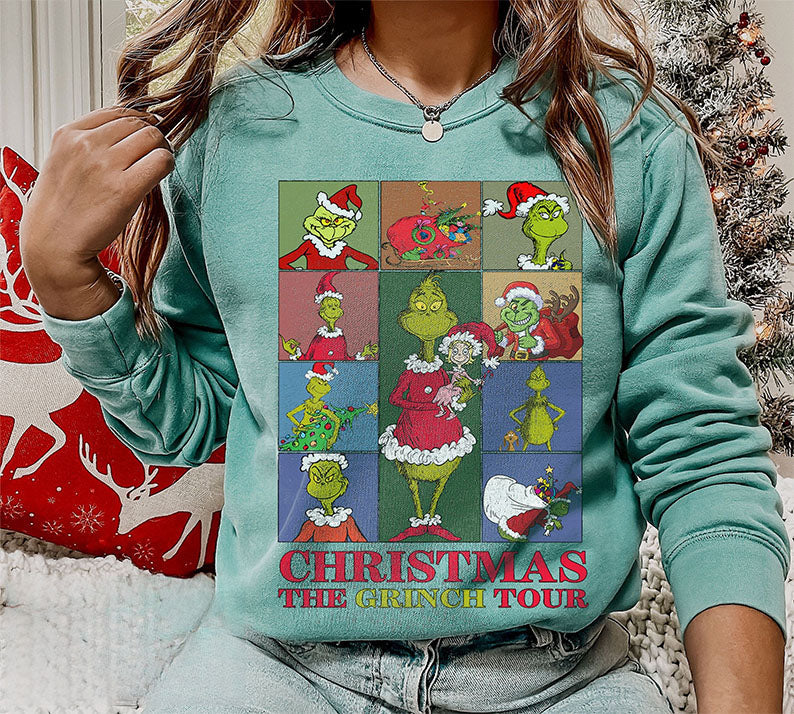 Vintage Christmas Grinch Lovers Sweatshirt