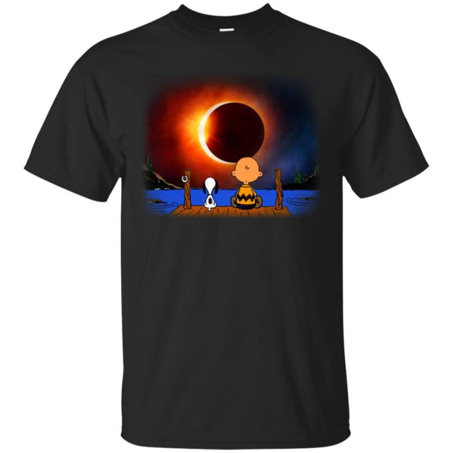 Snoopy And Charlie Brown Solar Eclipse Shirt, Shirt Outfit Idea