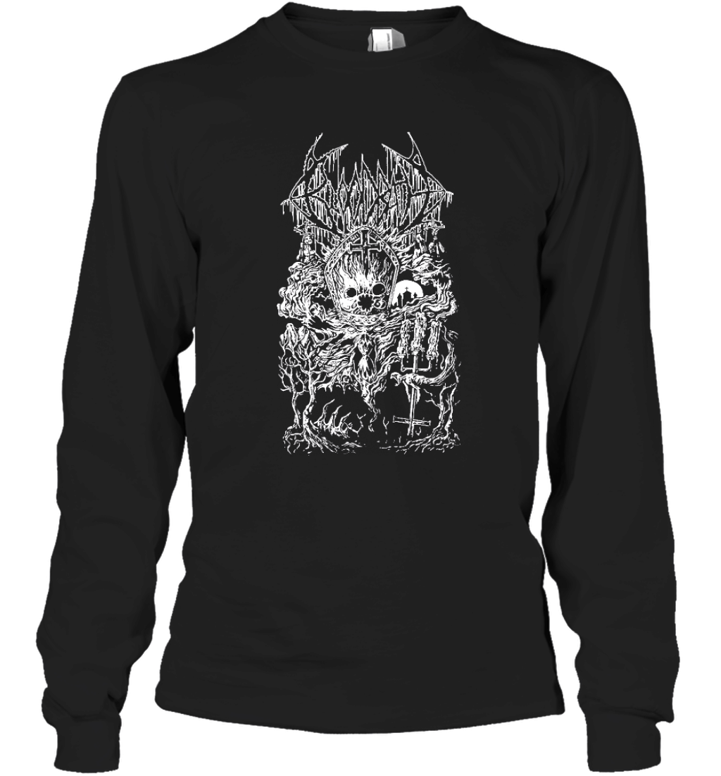 Bloodbath Morbid Band Logo Official Mens Black Long Sleeve