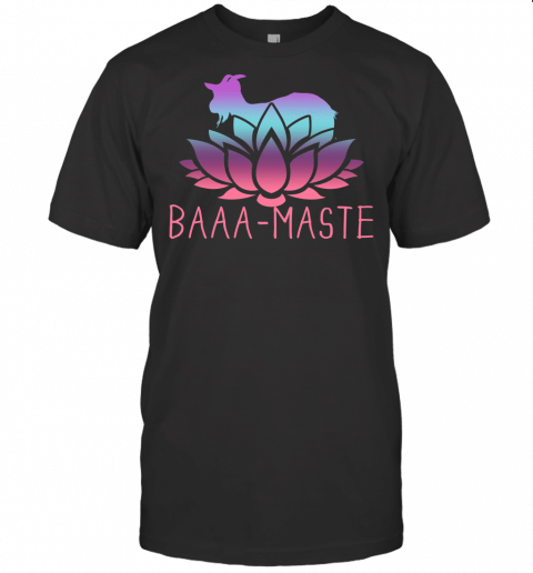 Baaa Maste Goat Yoga Namaste Spiritual Meditation Om Nayah T Shirt