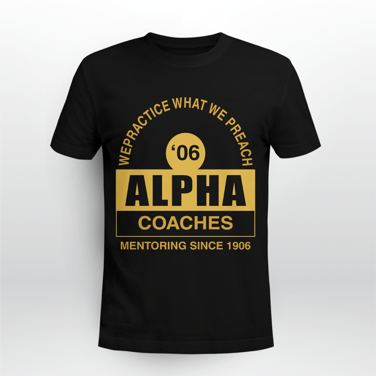 Alpha Phi Alpha Shirt We Practice What We Preach Alpha Coaches Mentoring Since 1906 Shirt