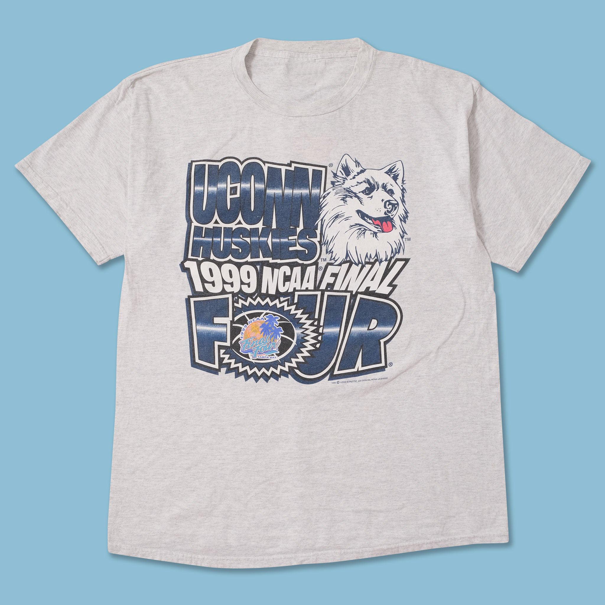 Vintage 1999 UC0nn Huskies NCAA t-shirt Classic Cotton, Shirt Outfit Idea