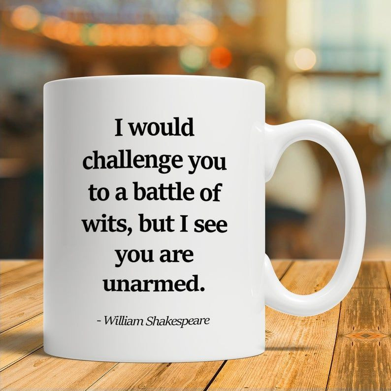 Shakespeare Coffee Mug Gift