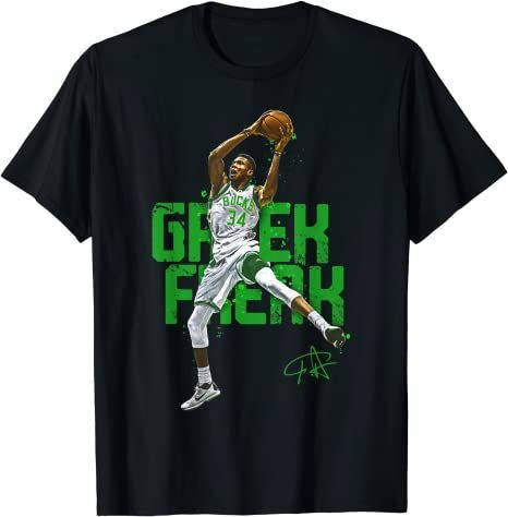 Basketball Final Mvp Freak Greek Signature T-Shirt